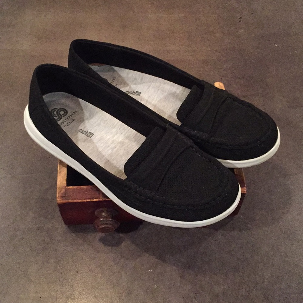 Clark’s Cloudsteppers Jocolin Maye Black & White
